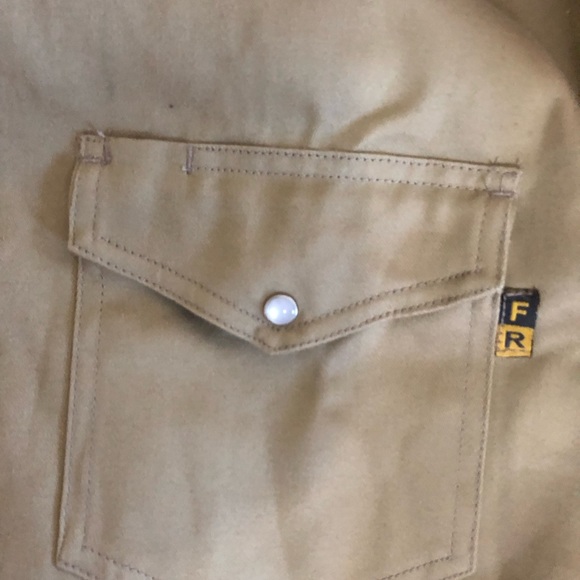 Flame Resistant Fireman Shirt. - Picture 5 of 6